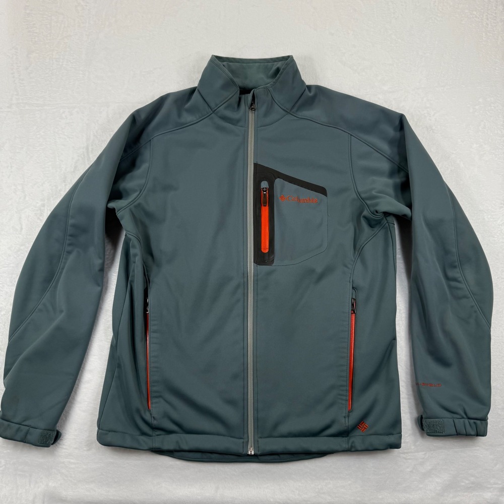 Columbia Supah Buttah Softshell Omni Shield Jacket M Full Zip Water Resistantβ